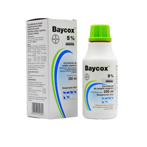 BAYCOX 5% 250 ML BAYER