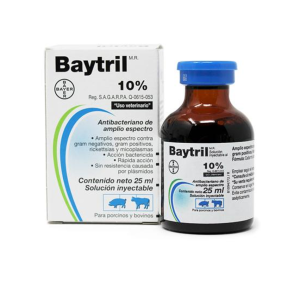 BAYTRIL INY 10% 25 ML BAYER