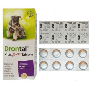 DRONTAL PLUS FLAVOUR 104 TAB BAYER